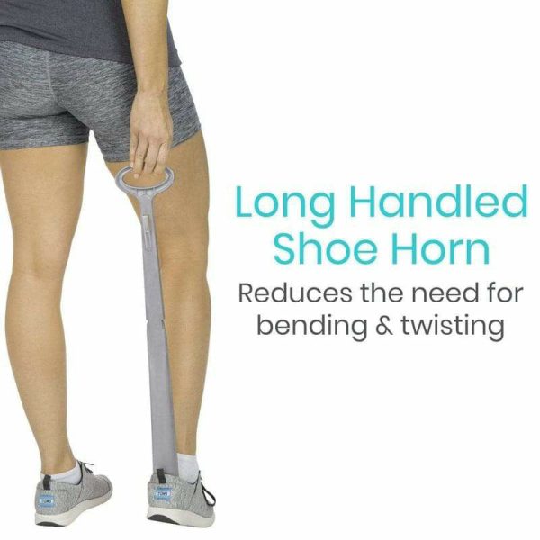 Vive Health 23  Shoe Horn with Sock Remover - Gray Online Hot Sale