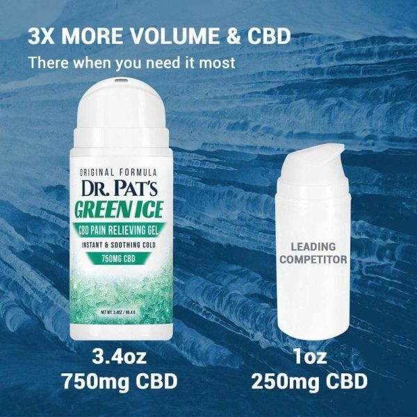 Vive Health Dr. Pat s Green Ice CBD Pain Cream Fashion