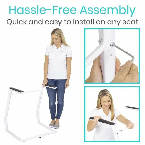 Vive Health Stand Alone Rail - White Online