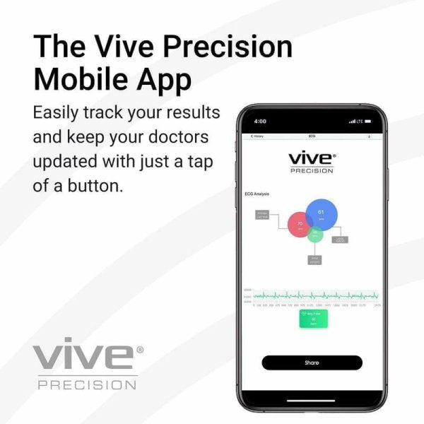 Vive Health Precision ECG Monitor - Black For Cheap