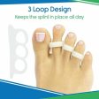 Vive Health Sole 3-Loop Hammer Toe Splint - White Cheap