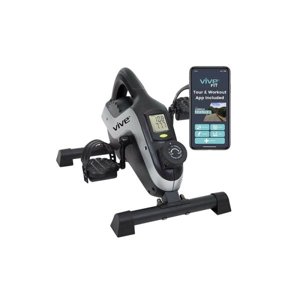 Vive Health Smart Magnetic Pedal Exerciser - Black For Discount