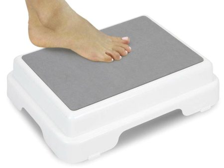 Vive Health Bath Step with Non-Slip Rubber Surface - White Online now