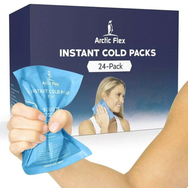 Vive Health Arctic Flex Instant Cold Packs, Pack of 24 Hot on Sale