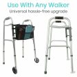 Vive Health Walker Wheels and Glides - Gray Fashion