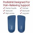 Vive Health Envelop 3 4 Length Shoe Inserts - Blue Supply