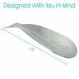 Vive Health 7.5  Metal Shoe Horn - Silver Online Hot Sale