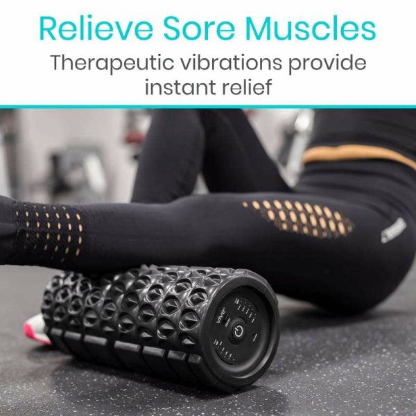 Vive Health Vibrating Foam Roller - Black Online