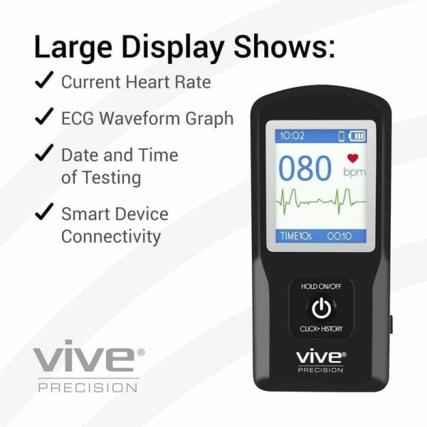 Vive Health Precision ECG Monitor - Black For Cheap