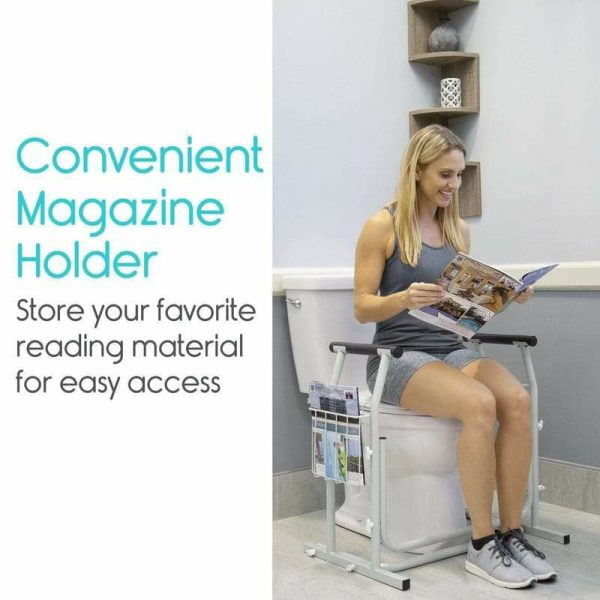 Vive Health Stand Alone Toilet Rail Online