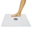 Vive Health 22  x 22  Square Shower Mat - White Fashion