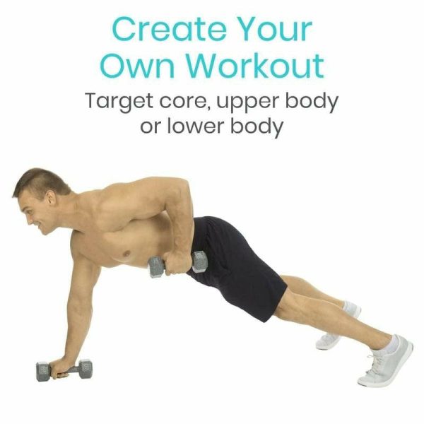 Vive Health Dumbbell Exercise Workout Poster Online now