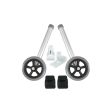 Vive Health Walker Wheels and Glides - Gray Fashion