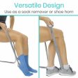 Vive Health 23  Shoe Horn with Sock Remover - Gray Online Hot Sale