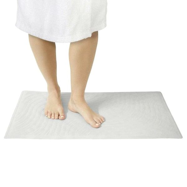 Vive Health 28  x 16  Bathtub Mat - White Online now