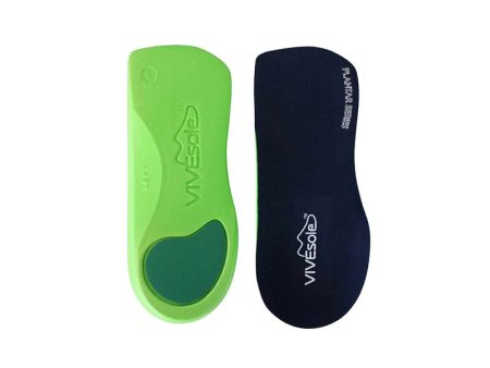 Vive Health Sole Plantar 3 4 Length Shoe Inserts - Green Online