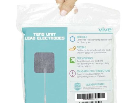 Vive Health Lead Electrodes (2  x 2 ) - 10 Sets of 4 Sale