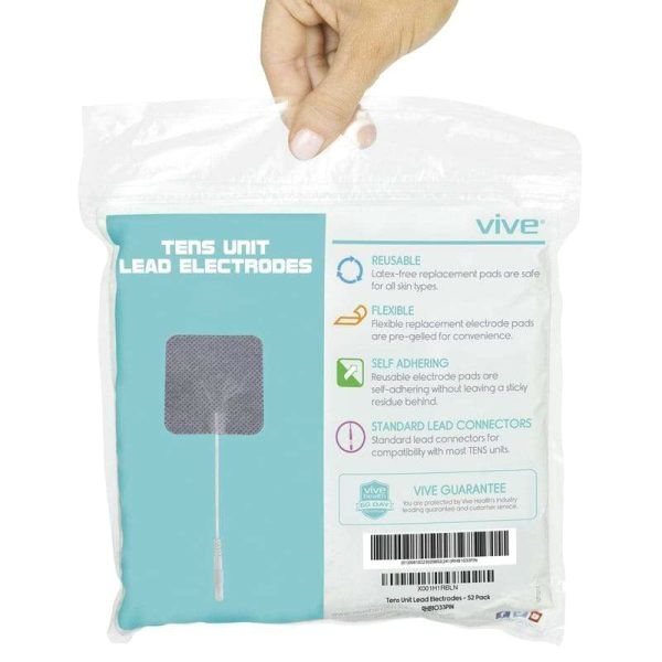 Vive Health Lead Electrodes (2  x 2 ) - 10 Sets of 4 Sale