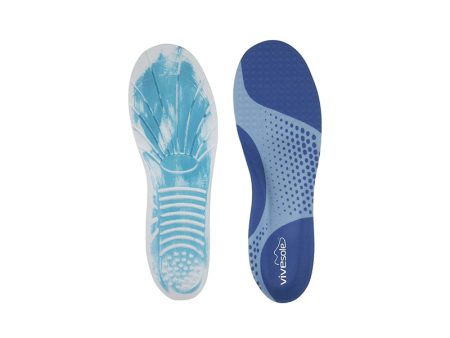 Vive Health Memory Foam Insoles - Sky Blue For Discount