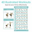 Vive Health Dumbbell Exercise Workout Poster Online now