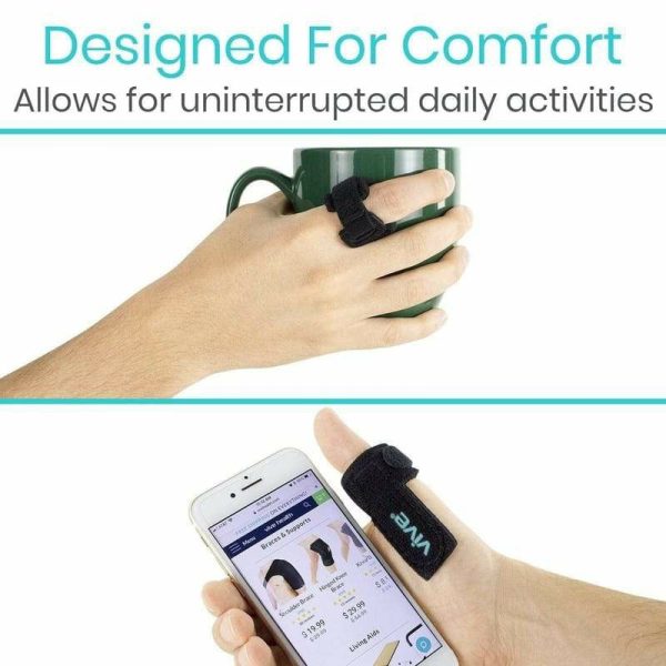 Vive Health Trigger Finger Splint - Black For Cheap