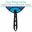 Vive Health 4-Point Universal Patient Lift Sling - Blue For Cheap