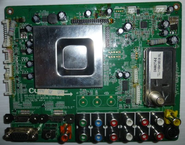 COBY TFDVD3295 TV MAINBOARD 002-FV32-2512-L1R    TFTV3225 S2-MSD318-ATSC-V5.3 on Sale