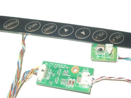 VIEWSONIC CDE3200-L MONITOR BUTTON BOARD RW26-55KEY-2.2, RW19-55-IR-V2.2, 200-700-C873C-IR Online Sale