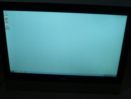 USED ACER T232HL Computer Monitor GRADE C, OUTER GLASS BROKEN, NO TOUCH FUNCTION Hot on Sale