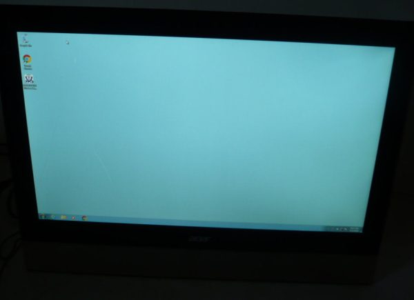 USED ACER T232HL Computer Monitor GRADE C, OUTER GLASS BROKEN, NO TOUCH FUNCTION Hot on Sale