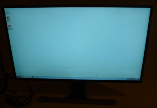 USED SAMSUNG LS27D590P Computer Monitor GRADE C, LIGHT USE, HORIZONTAL LINE on Sale