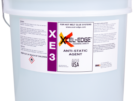 5 Gallon Pail (18.9L) - Xcel-Edge XE3 Anti-Static Agent Edgebanding Chemical Discount